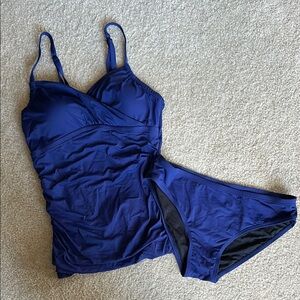 Women's Blue Tankini Set